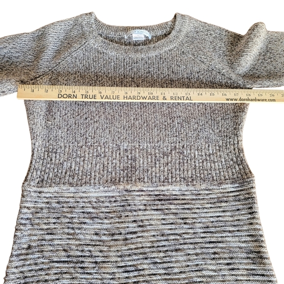 Maggy London Marled Knit Sweater Dress Cuffed Sleeves Merino Wool Blend NWOT - Picture 12 of 13